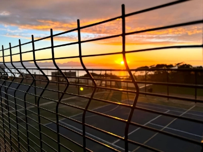 Custom Clear View fence installation with CCTV-optimized design for a school in Mossel Bay